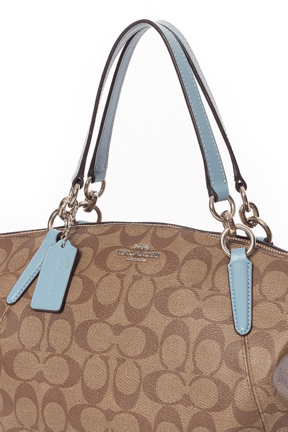Bolsa Coach Small Kelsey Satchel In Signature Canvas - DG63499 Coach