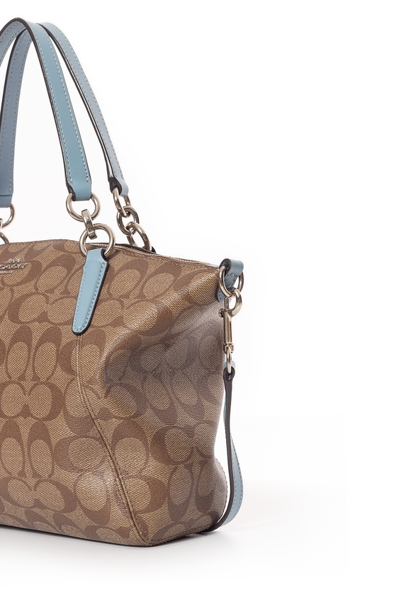 Bolsa Coach Small Kelsey Satchel In Signature Canvas - DG63499 Coach