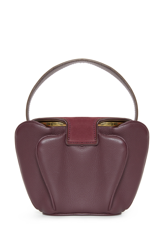 Bolsa Couro Roxo - DG76002 Escudero & Co