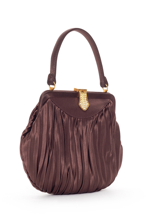 Bolsa Mini Cetim Marrom - DG51148 Chloé