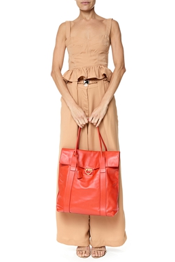 Bolsa Salvatore Ferragamo Calfskin Large Sookie Satchel