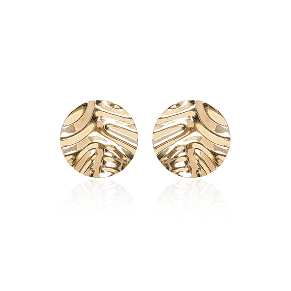 Brinco Metal Dourado - DG76885 Curadoria Dress & Go