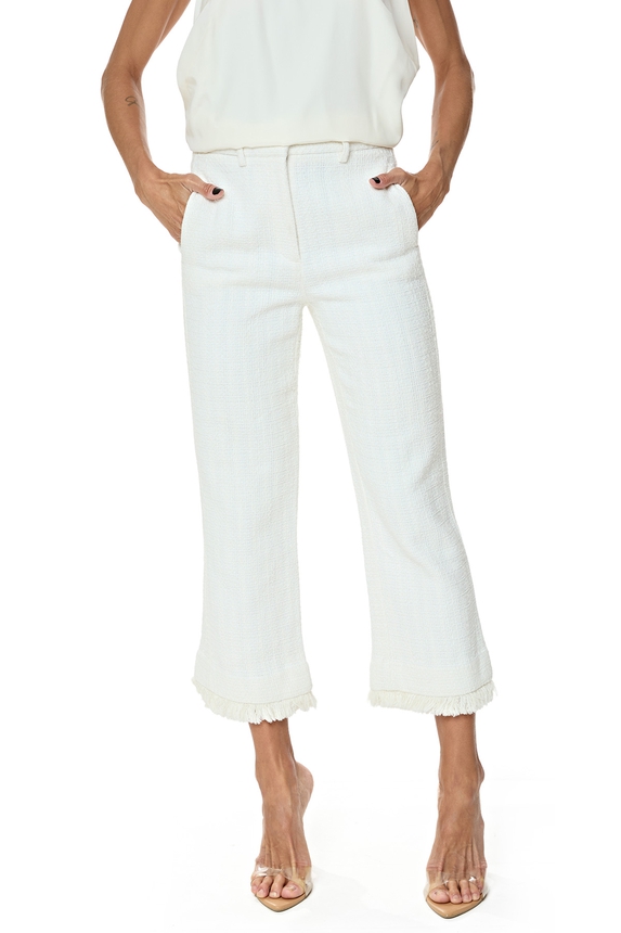 Calça Algodão Branco - DG76398 Animale
