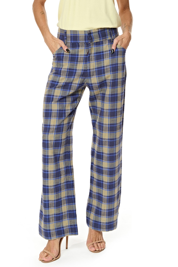 Calça Algodão Estampado - DG76121 Mixed