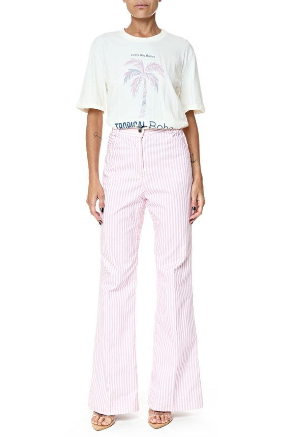 Calça Algodão Estampado - DG76594 Animale