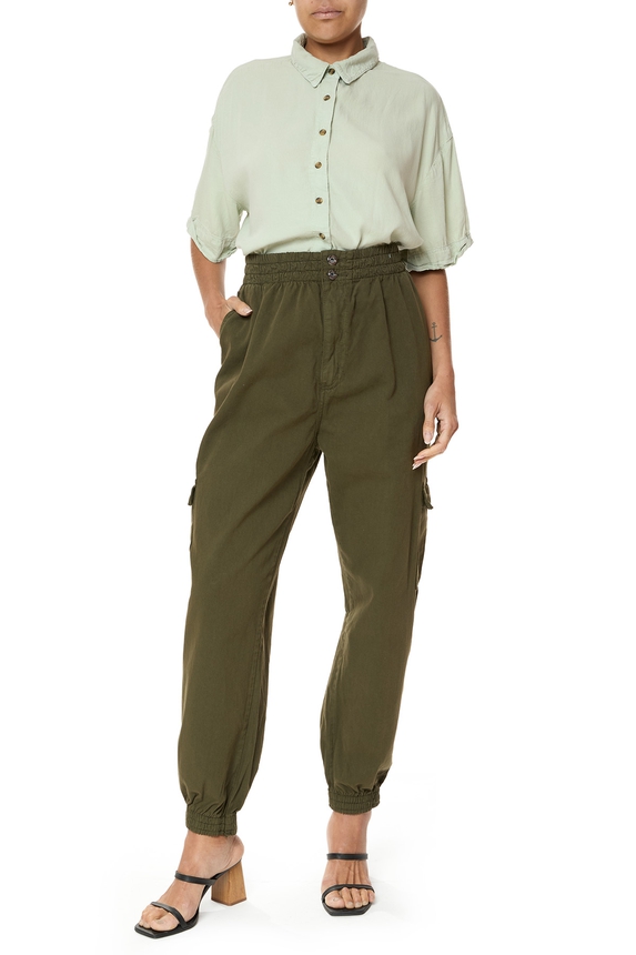Calça Algodão Verde - DG75921 Curadoria Dress & Go