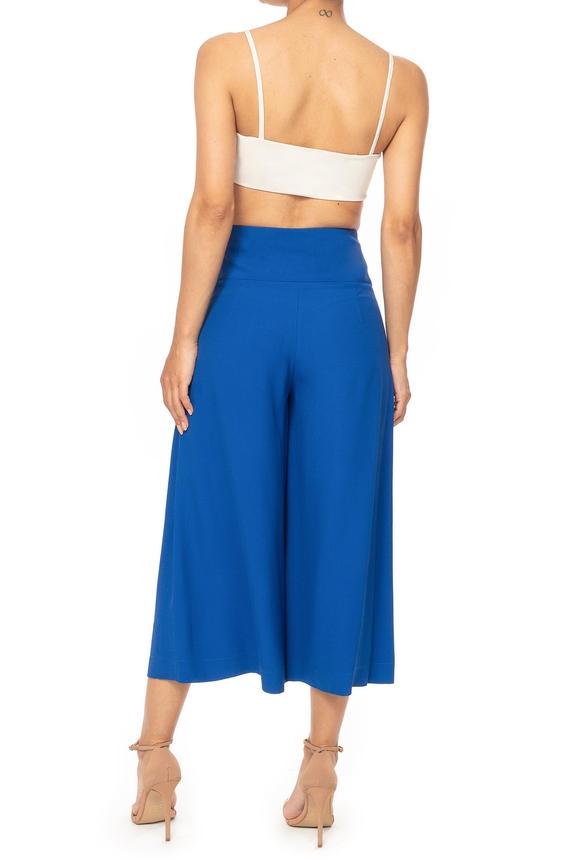 Calça Crepe Azul - DG71310 Sophia Hegg