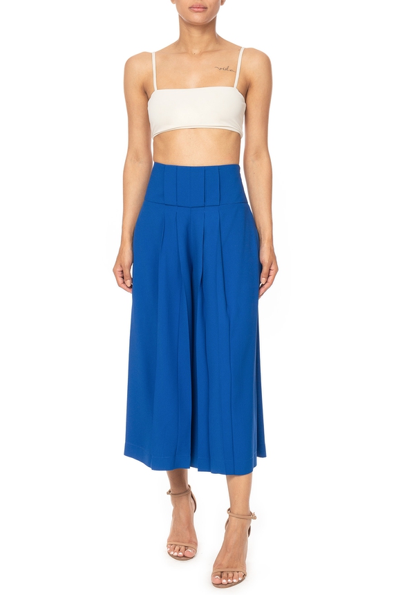 Calça Crepe Azul - DG71310 Sophia Hegg