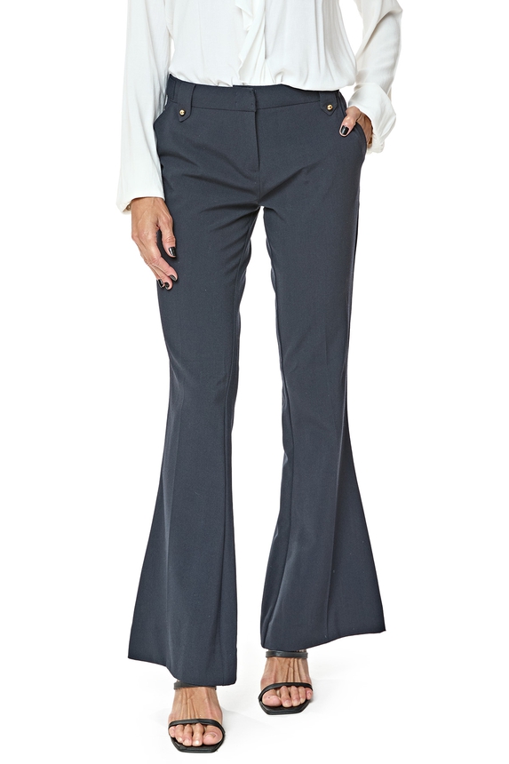 Calça Crepe Preto - DG76463 Siberian