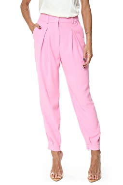 Calça Crepe Rosa