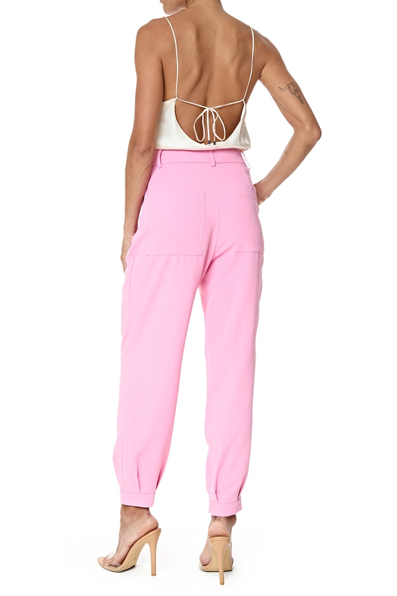 Calça Crepe Rosa - DG76324 Hering + NV