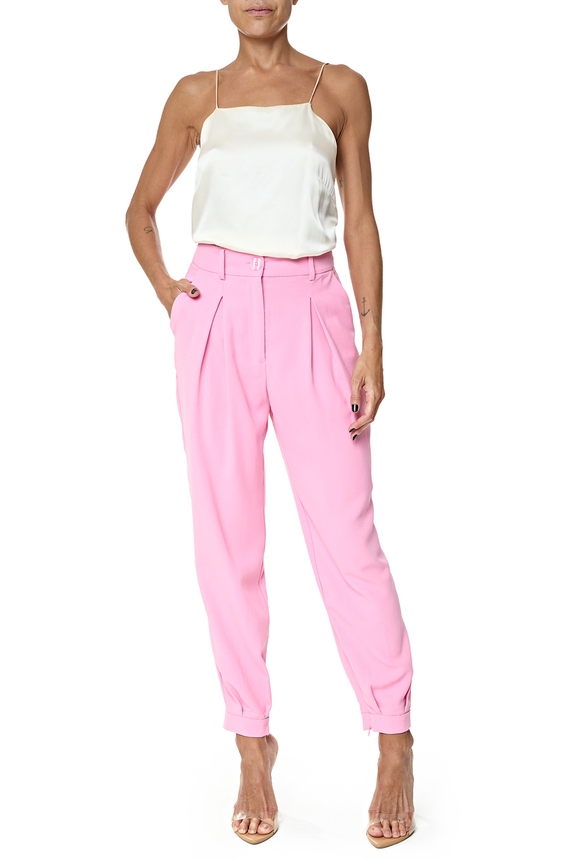 Calça Crepe Rosa - DG76324 Hering + NV
