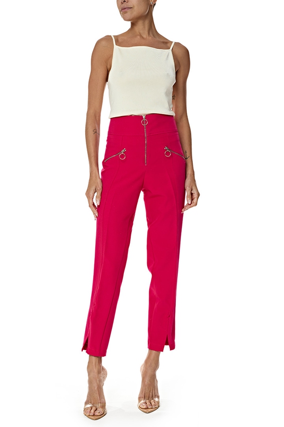 Calça Crepe Rosa - DG76947 Curadoria Dress & Go