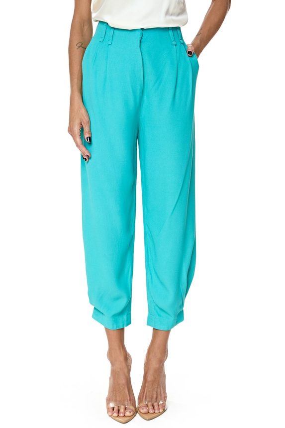 Calça Crepe Verde - DG76331 Nati Vozza ByNV