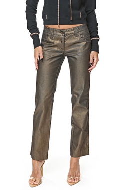 Calça Jeans Dourado