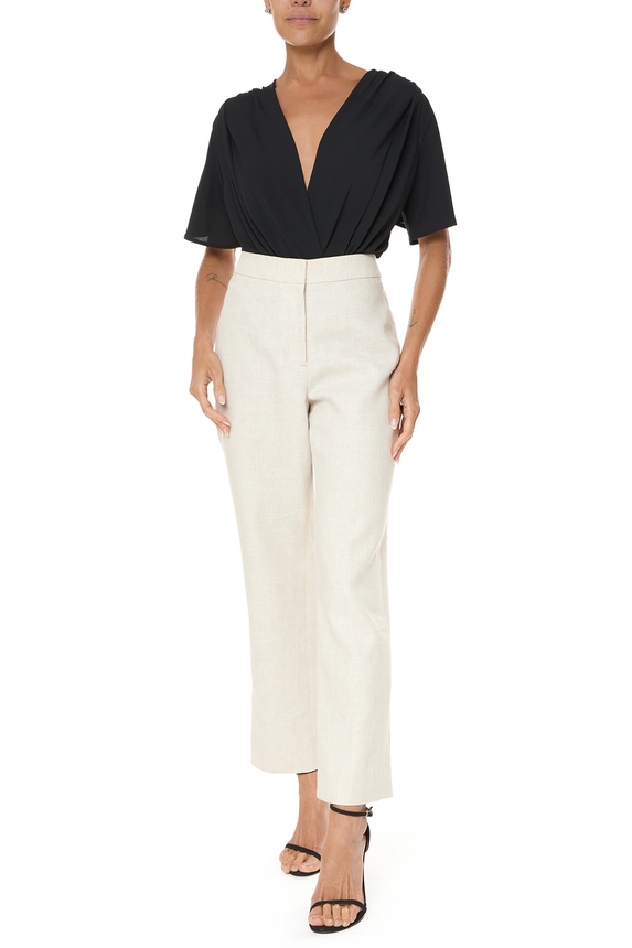 Calça Linho Bege - DG76000 J.Crew