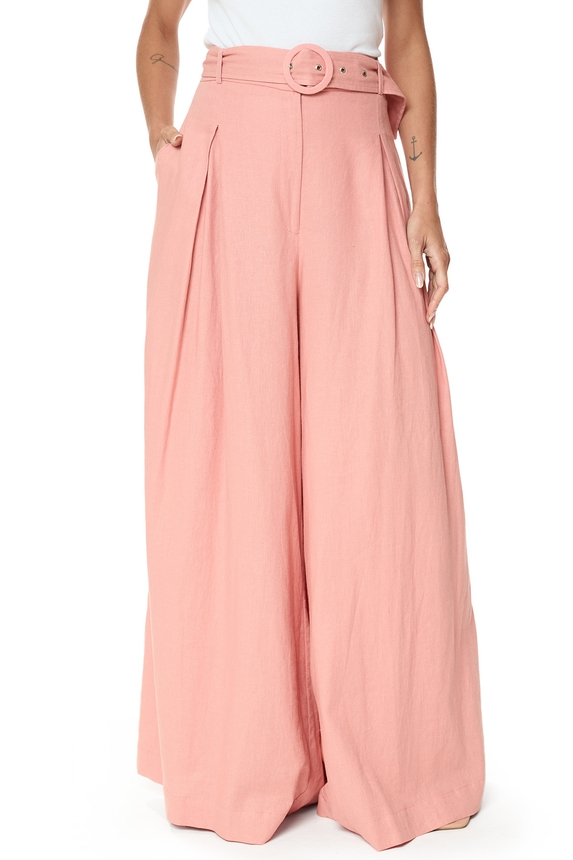Calça Linho Laranja - DG75917 Amaro