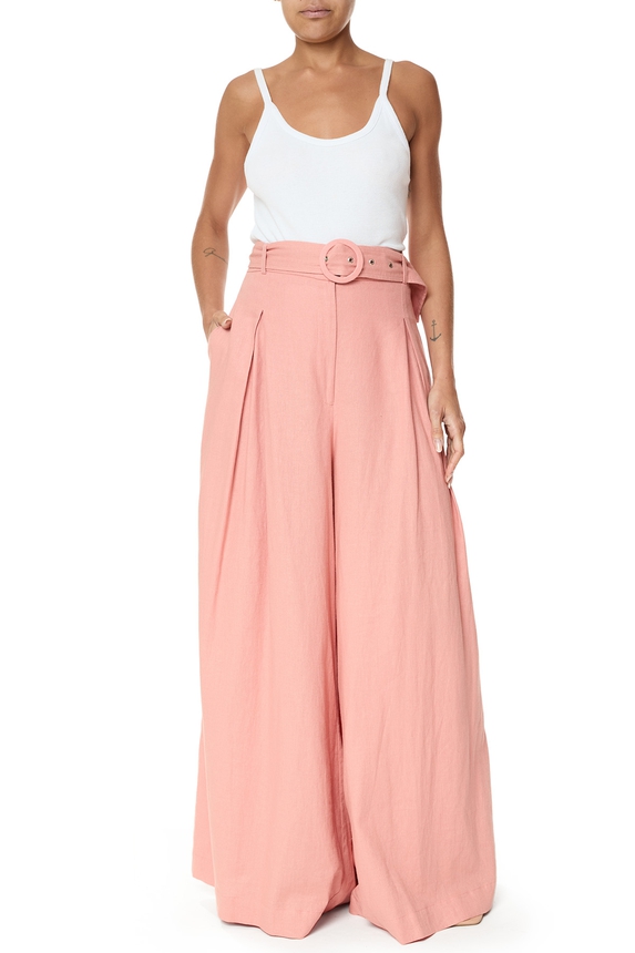 Calça Linho Laranja - DG75917 Amaro