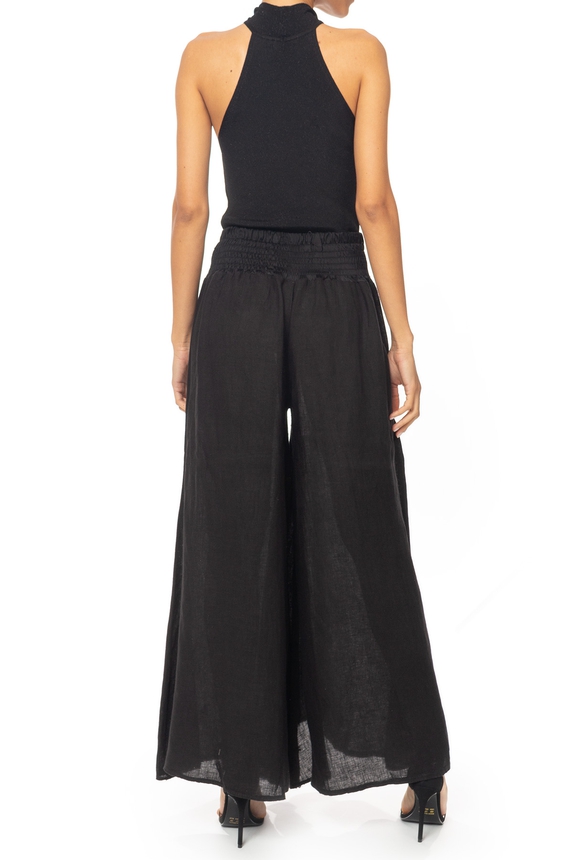 Calça Linho Preto - DG63506 Curadoria Dress & Go