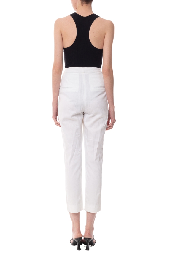 Calça Reta Algodão Branco - DG28812 Animale