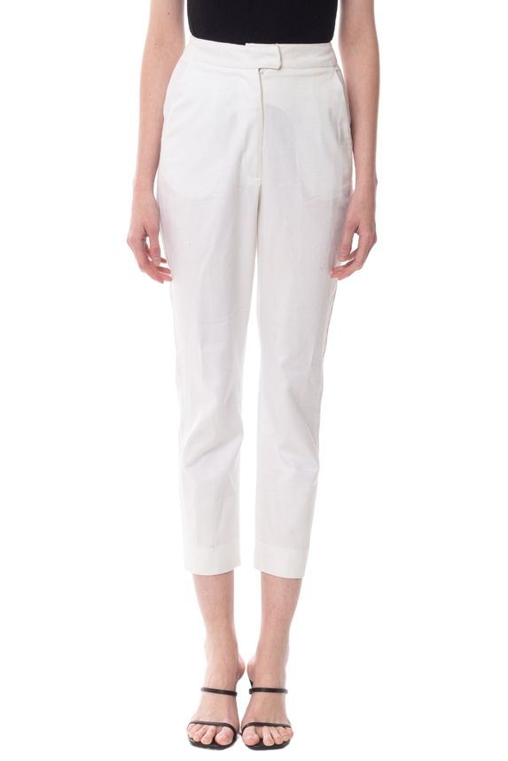 Calça Reta Algodão Branco - DG28812 Animale