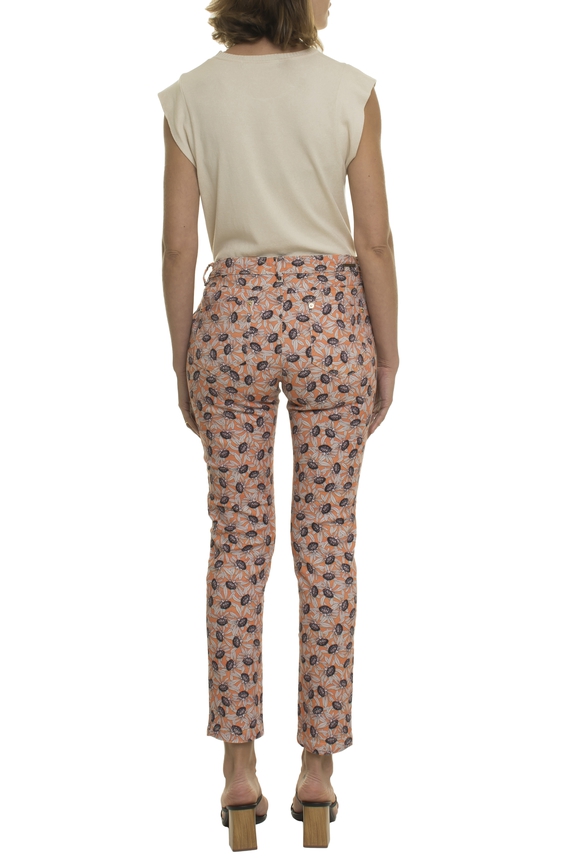 Calça Reta Algodão Estampado - DG20376 Animale