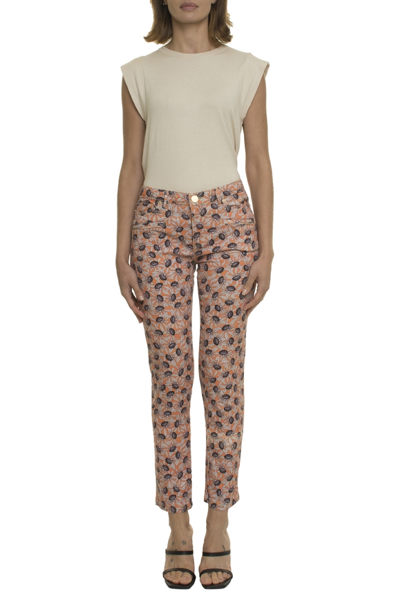 Calça Reta Algodão Estampado - DG20376 Animale