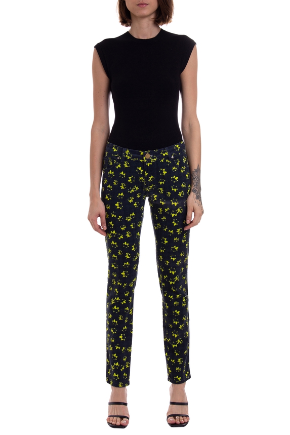 Calça Reta Algodão Estampado - DG28019 Animale