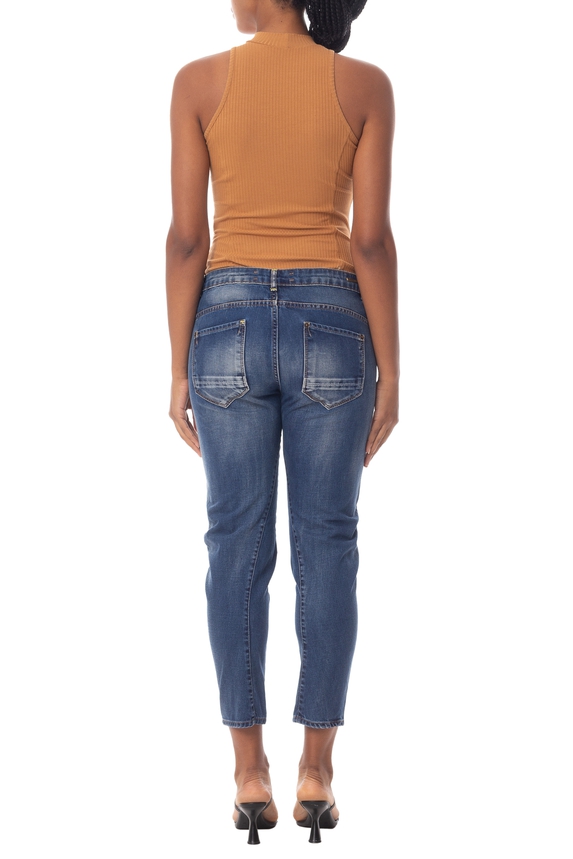 Calça Reta Jeans Azul Marinho - DG24657 Animale