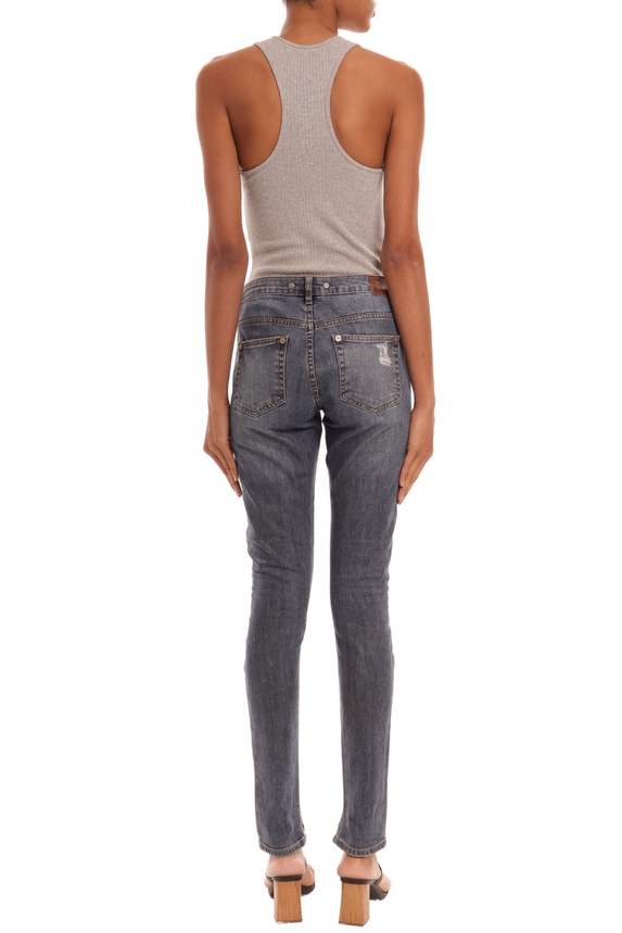 Calça Skinny Algodão Azul - DG32065 Animale