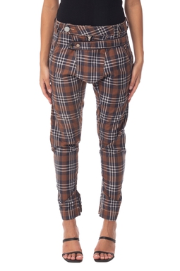 Calça Skinny Algodão Estampado