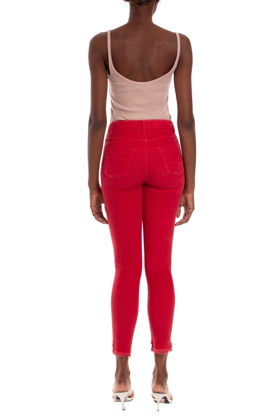Calça Skinny Algodão Vermelho - DG28717 A. Brand
