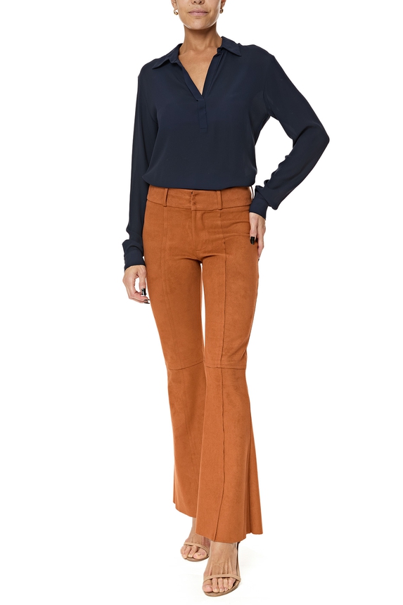 Calça Suede Marrom - DG76153 MOB