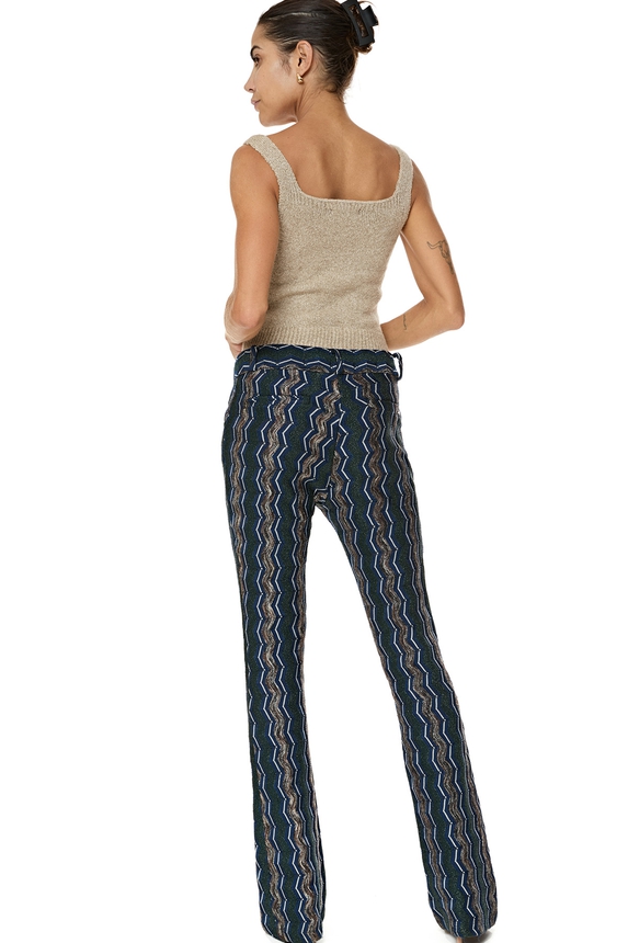 Calça Tricot Estampado - DG76122 Renata Campos