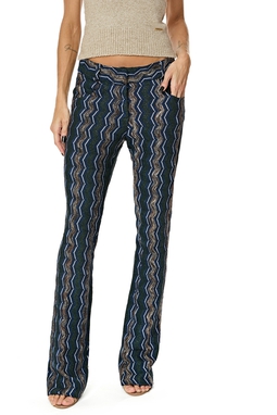Calça Tricot Estampado
