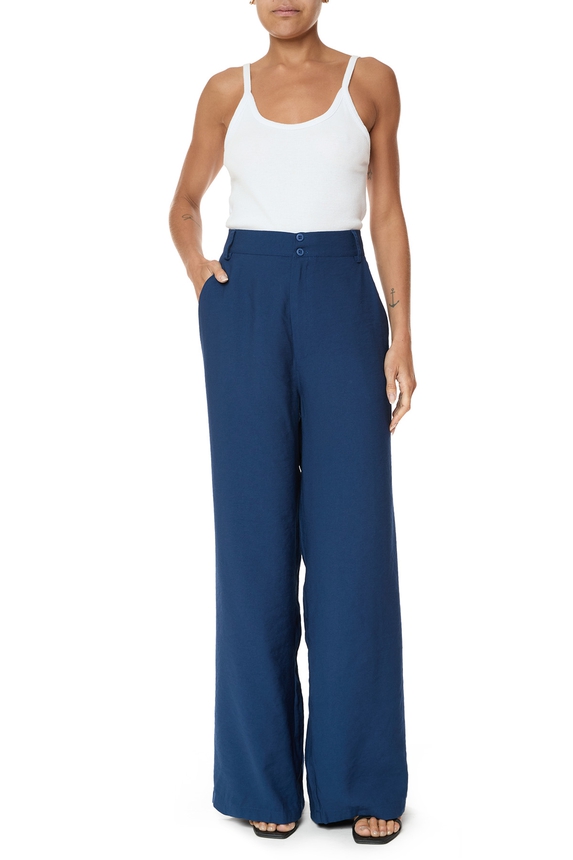 Calça Viscose Azul - DG75915 Curadoria Dress & Go