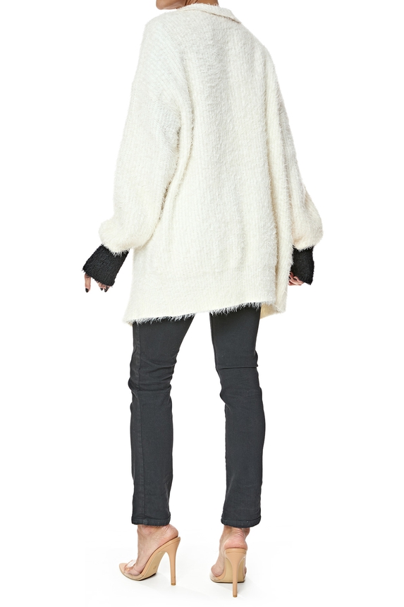 Cardigan Tricot Bege - DG76441 Iara Wisnik