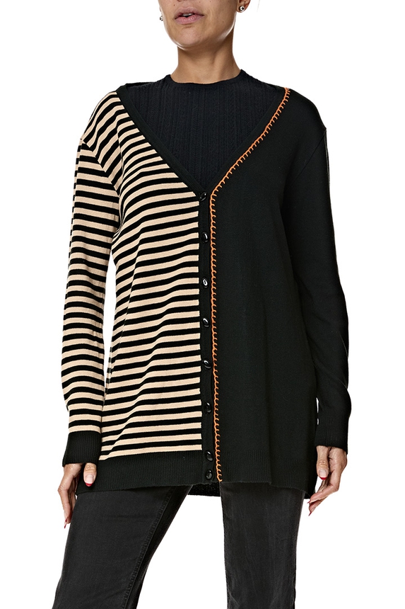 Cardigan Tricot Estampado - DG77066 A. Brand