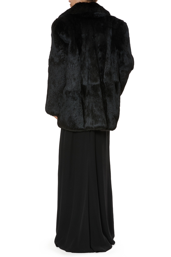Casaco Couro Preto - DG76059 Prime Collection