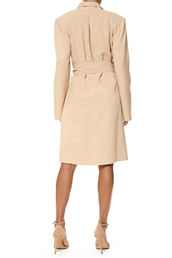 Casaco Crepe Bege - DG76854 Neriage