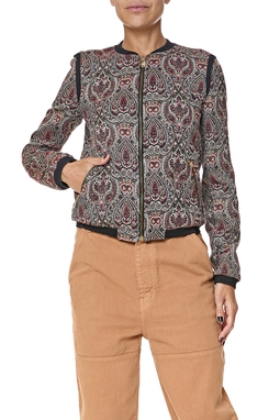 Casaco Jacquard Estampado