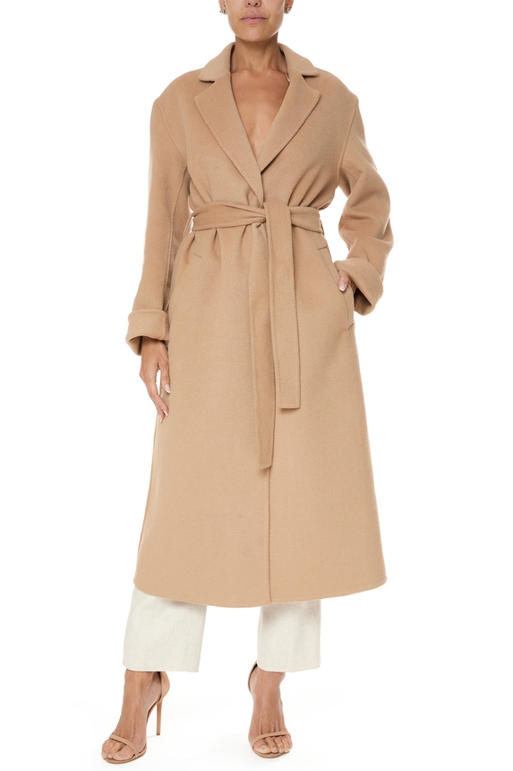 Casaco Lã Bege - DG76042 Zara