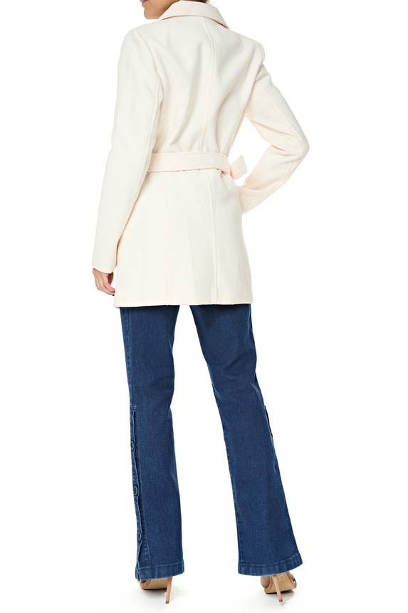 Casaco Lã Bege - DG76204 Mamô