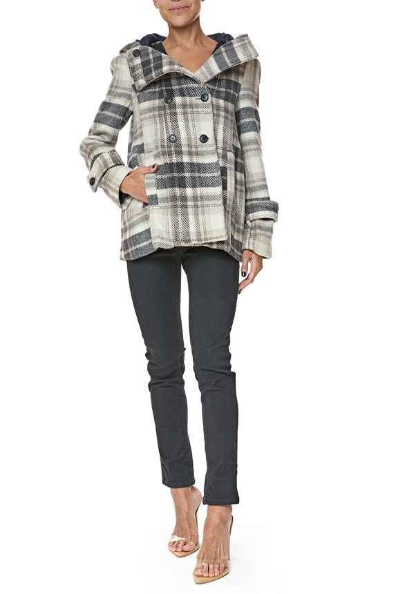 Casaco Lã Estampado - DG76461 Zara