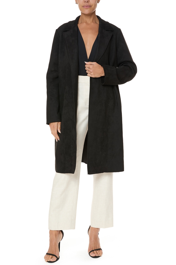Casaco Suede Preto - DG76044 Zara