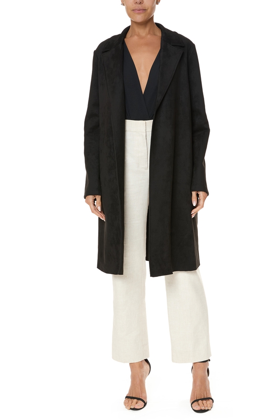 Casaco Suede Preto - DG76044 Zara