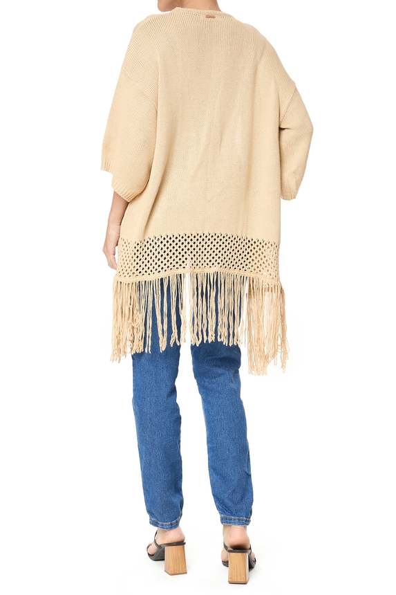 Casaco Tricot Bege - DG75754 Bobstore