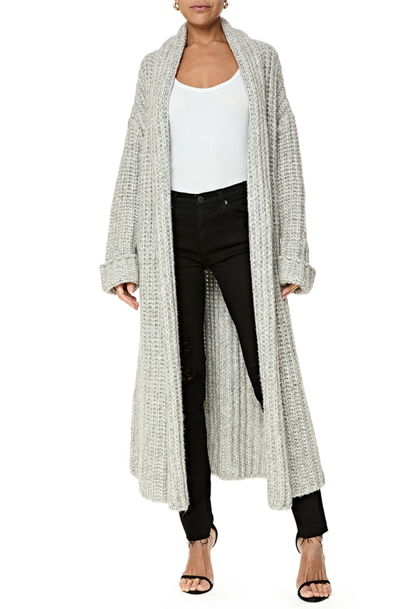 Casaco Tricot Cinza - DG76771 Anselmi