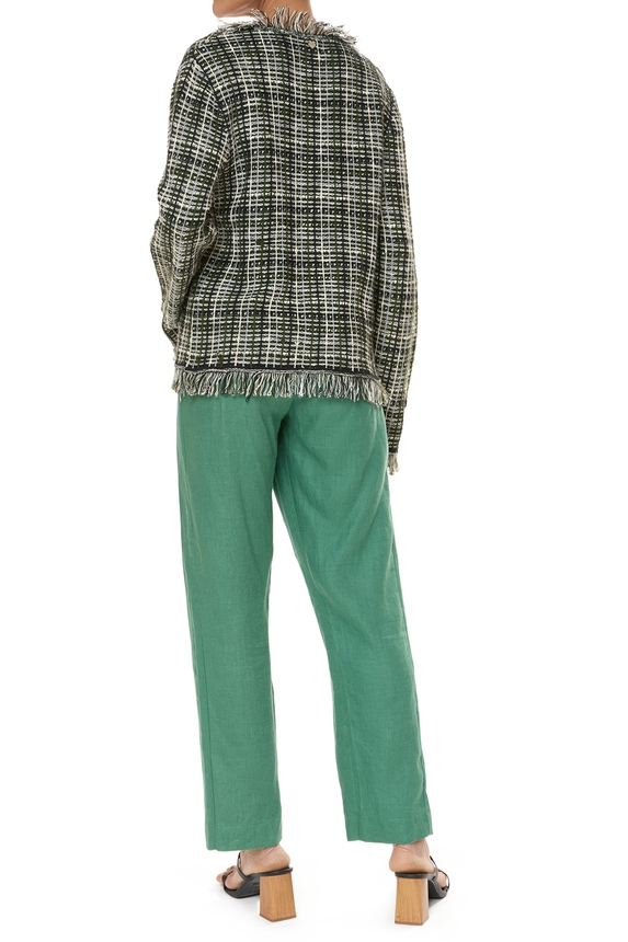 Casaco Tweed Estampado - DG76032 Costume