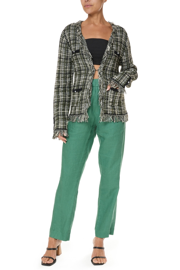 Casaco Tweed Estampado - DG76032 Costume